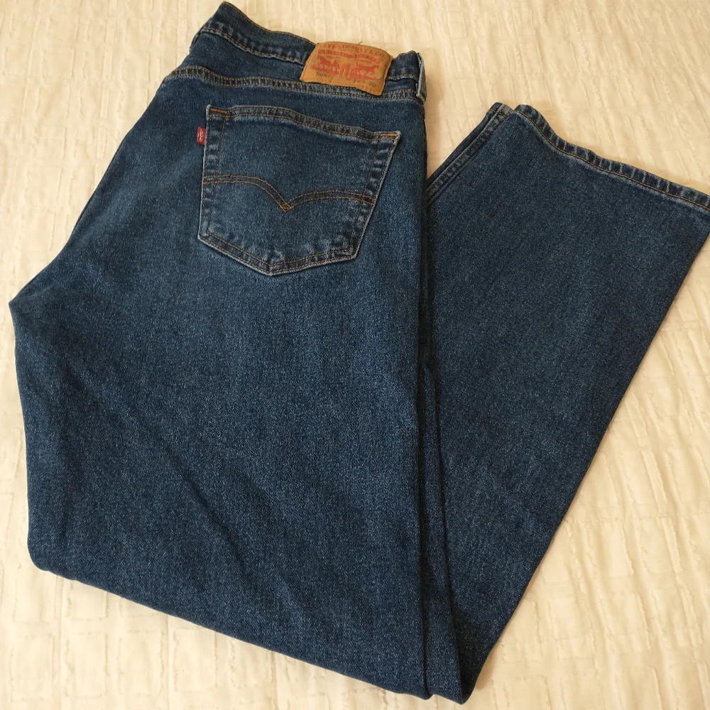 Levi 505 Jeans, Men's Size,‎ Waist 34, Length 30, Medium Blue, Straight Leg